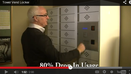 Electronic Towel Vending Lockers - View Video 