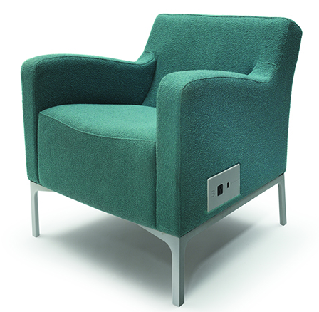 Lounge Chair with Data Port
