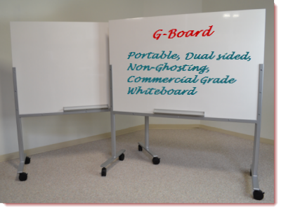 G-Board - Portable Dual Sided White Board