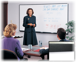 Whiteboard with Upscale Frame/Trim