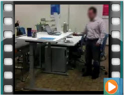 Adjustable Height Desk - YouTube 1 Minute Video