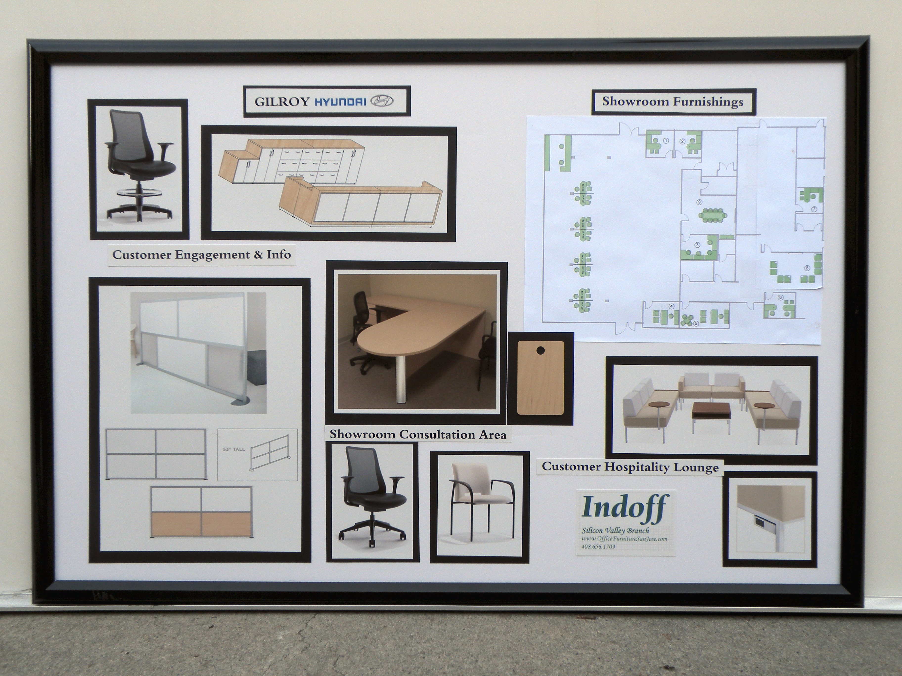 Concept Board - Hyundai Showroom Remodel