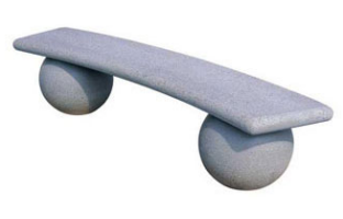 Concrete bench - outdoor or indoor