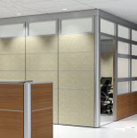 Click to learn more about fitting tile to the ceiling - movable walls
