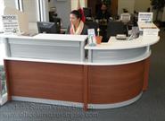 Reception Desk - Curved Front